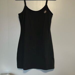 Solid Black PINK Sleepwear Dress